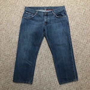PRADA straight fit button fly jeans. Size 28